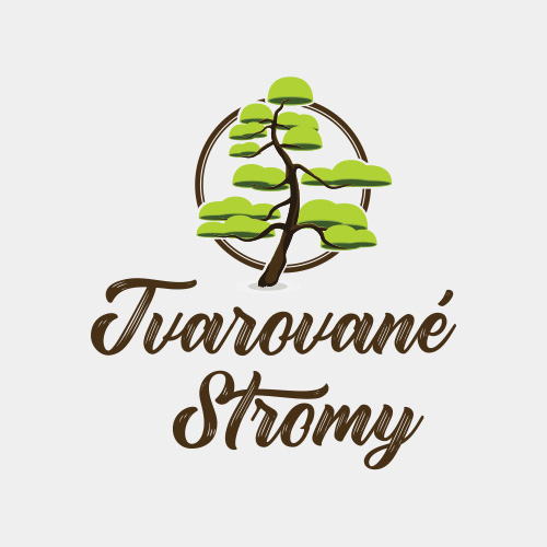 Ručně malované logo Tvarované stromy od Jindřich Ardolf