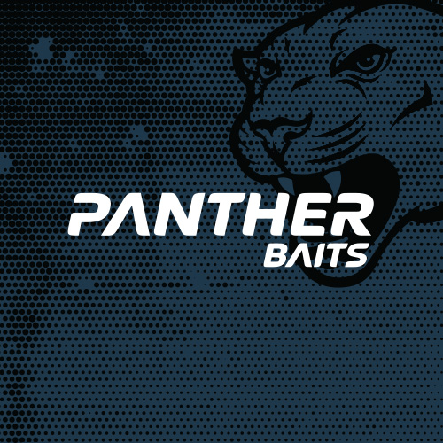 Logo výrobce rybářských návnad Panther Baits